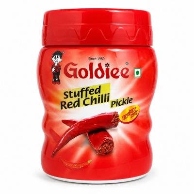 Goldiee Stuffed Red Chilli Pickle – 1kg
